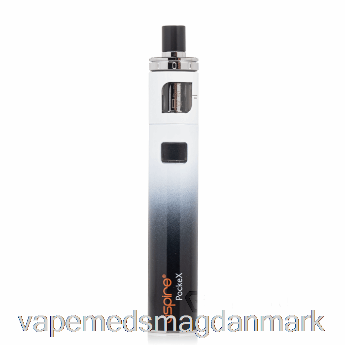 Vape Uden Nikotin Aspire Pockex Aio Startsæt [anni] Sort/hvid Gradient